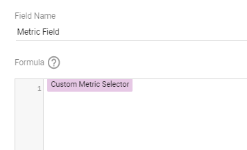 Creating a calculated field